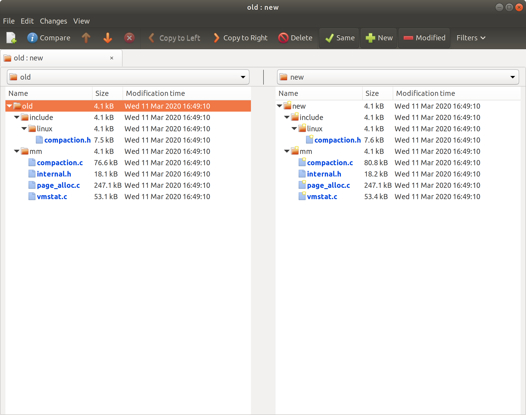 Comprehensive graphical Git diff viewer